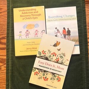 NWT 3 Books About Recovery from Addiction for Families and Mom